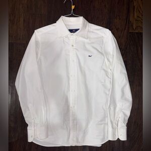 Vineyard Vines Men's White Casual Button-Down Shirt